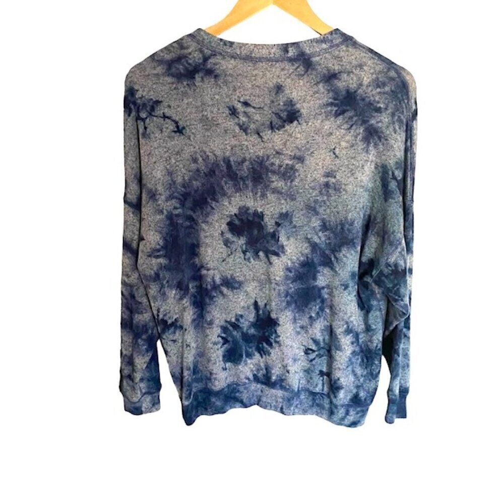 Elliot Lauren Blue Twilight Printed Sweatshirt Medium - Picture 4 of 4